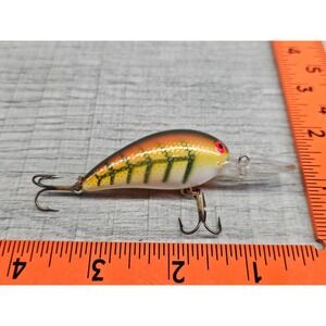 Bandit 200 Series Deep Diving Crankbait Lure - Rootbeer Chartreuse Perch